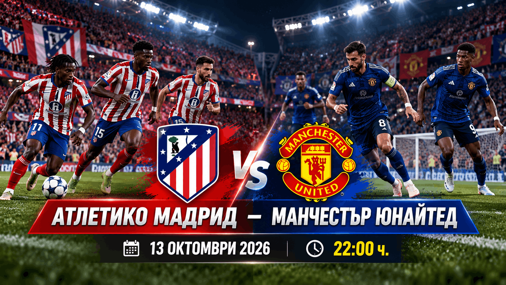 Атлетико Мадрид – Манчестър Юнайтед bet365